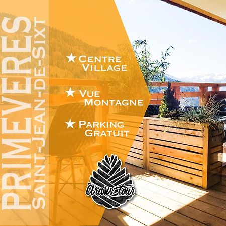 סן-ז'אן-דה-סיקסט Appt Primeveres - Centre Village, Vue Montagne - Aravistour מראה חיצוני תמונה